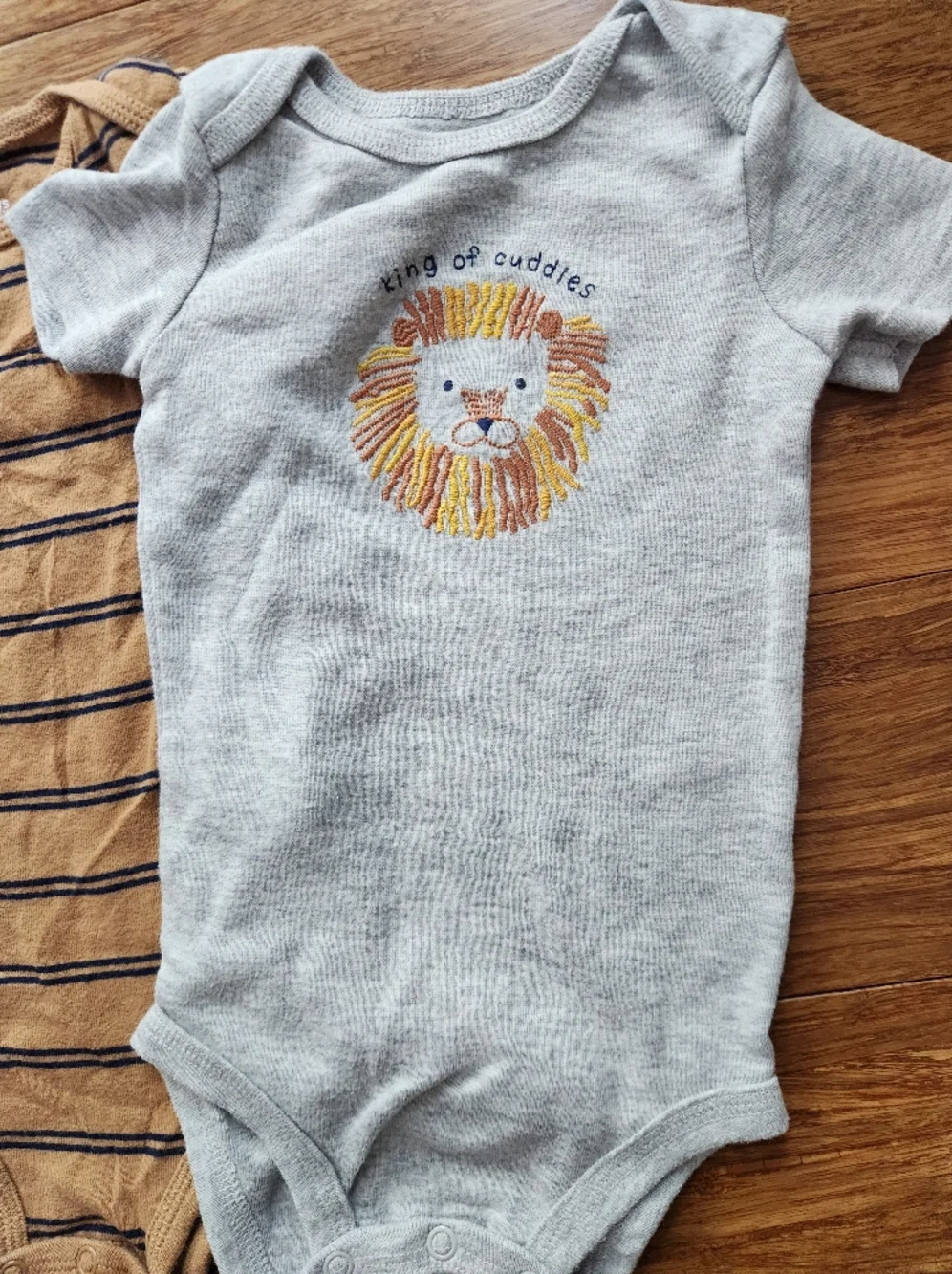 Carter's Baby One-Piece Short Sleeve Bodysuit Set, 6-9 Months